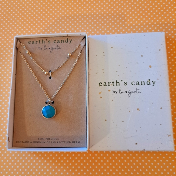 Earth's Candy by Lu Gaeta necklace and "Dream" pouch - Picture 5 of 8